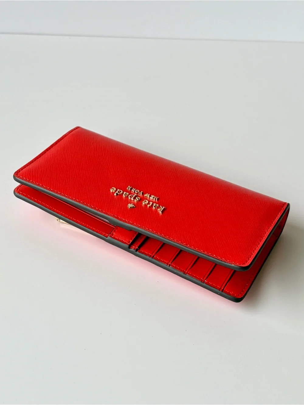 Kate Spade Staci Large Slim Bifold Wallet Gazpacho